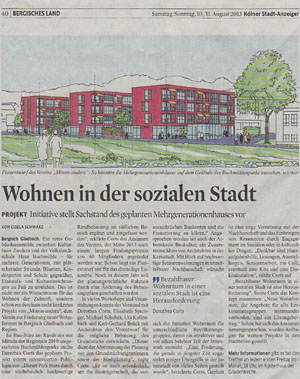 Screen vom Artikel Kölner Stadtanzeiger